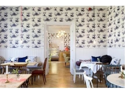 Cafe Mandeltartan Villafloraviola Gjestgiverier